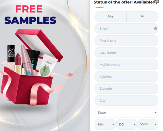 cpagrip Get Your Cosmetic Samples Now!
