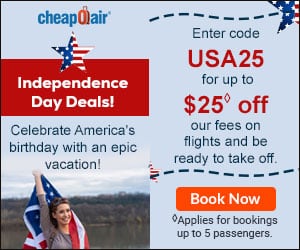CheapOair Independence Day Deals