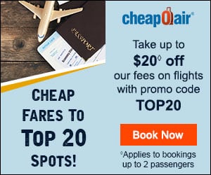 CheapOair Cheap Fares To Top 20 Spots