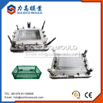 Green Plastic Injection Crate Mould Maker